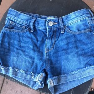 Old Navy Size 12 girls jean shorts.